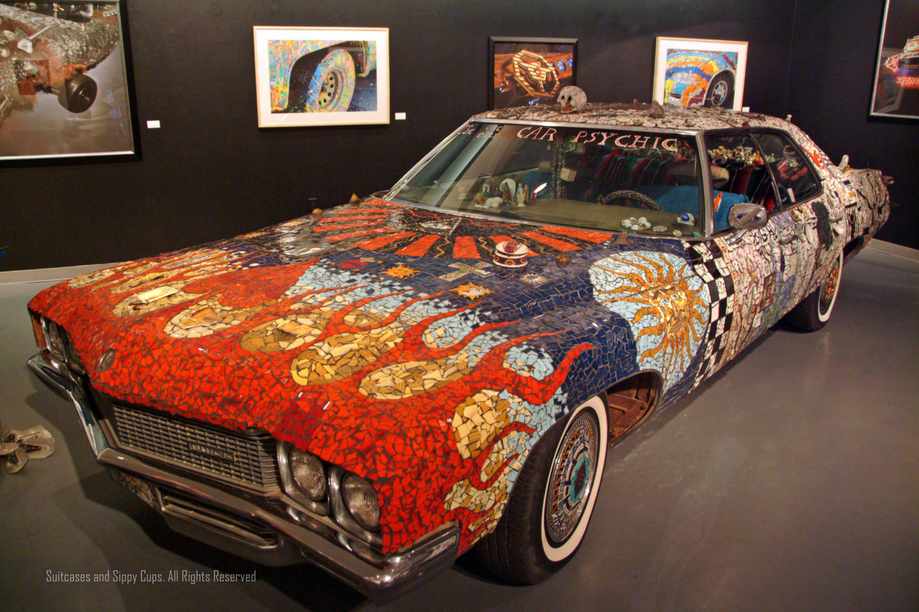 mosaic car