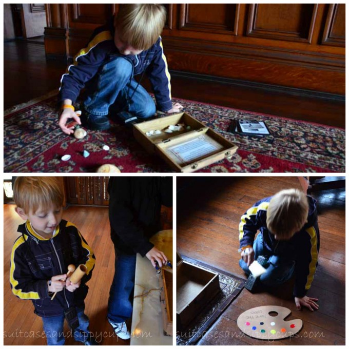 children's activities at Bishop Palace Galveston