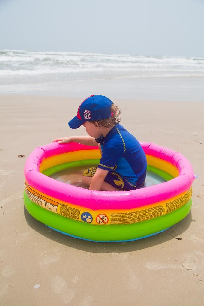 inflatable pool for beach